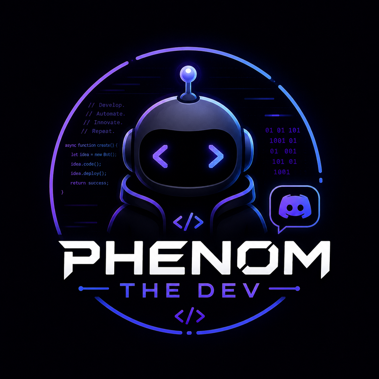 Phenom The Dev logo